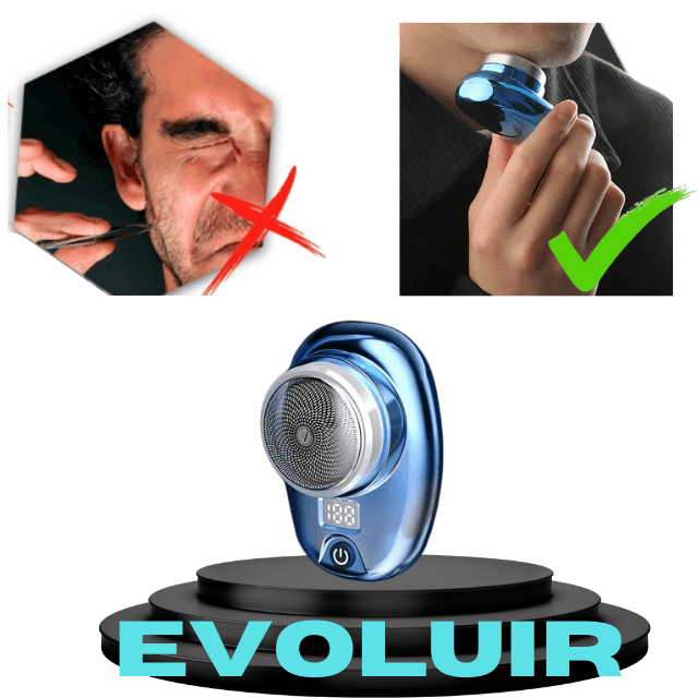Frete Grátis + 50% off - Mini Barbeador Elétrico - Shaver Evolution! - estilo de moda